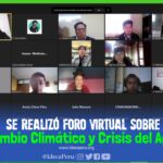 <strong>Se realizó foro virtual sobre cambio climático y crisis del agua</strong>