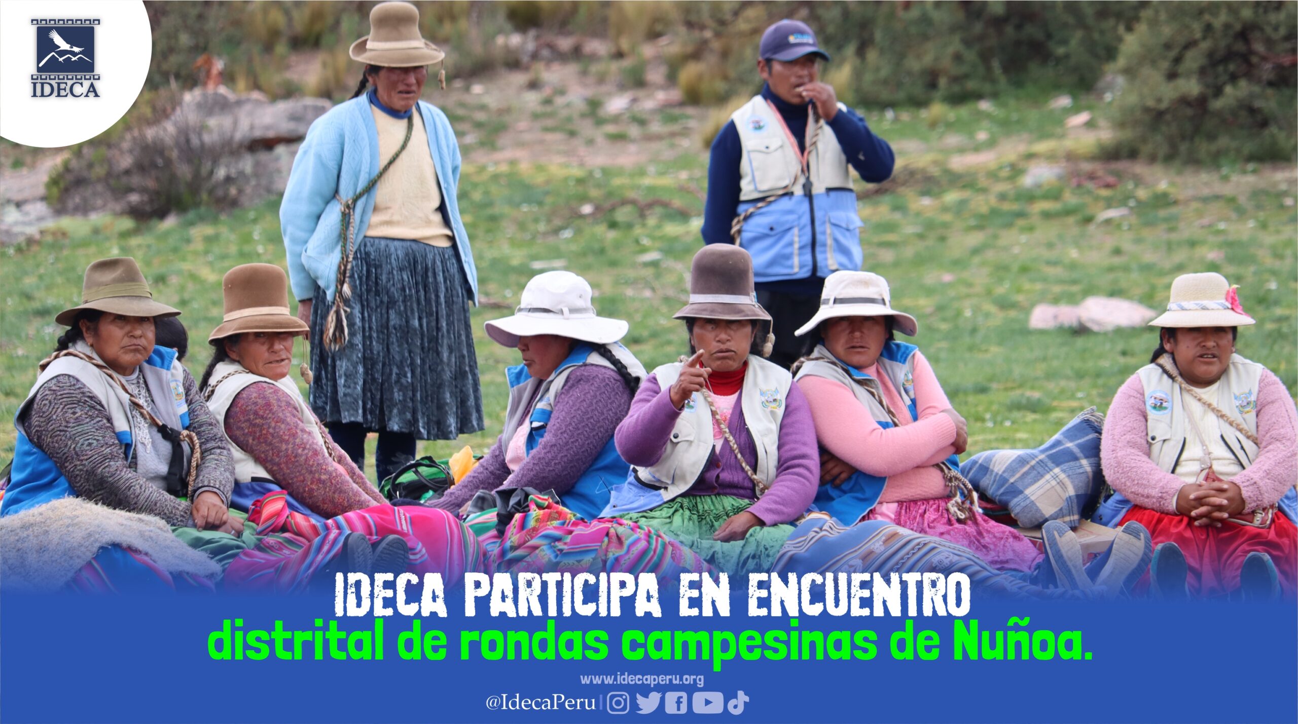 IDECA participa en encuentro distrital de rondas campesinas de Nuñoa.