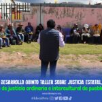 Ideca desarrollo quinto taller Sobre Justicia Estatal, Casos y testimonios de justicia ordinaria e intercultural de pueblos originarios.