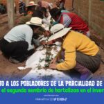 IDECA junto a los pobladores de la parcialidad de Cangachi llevaron a cabo el segundo sembrío de hortalizas en el invernadero comunal