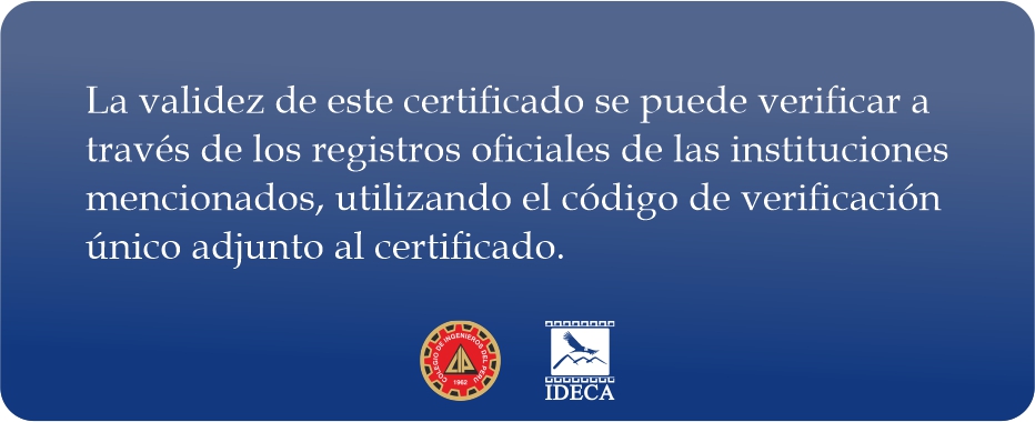 Certificado de curso taller: Recreación y conservación de humedales y bofedales altoandinos