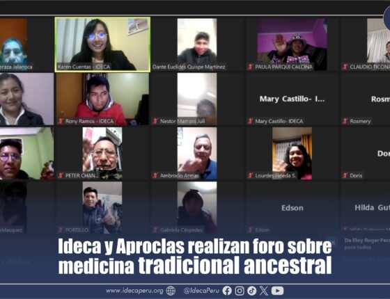 Ideca y Aproclas realizan foro sobre medicina tradicional ancestral