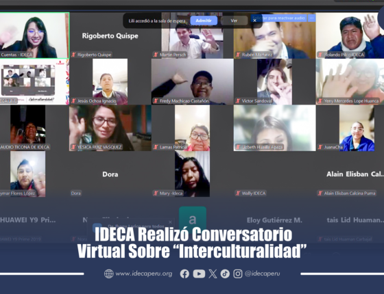  IDECA Realizó Conversatorio Virtual Sobre “Interculturalidad”