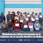 Ministerio de Cultura Acompaña en la Clausura de la Escuela Rondera en Nuñoa