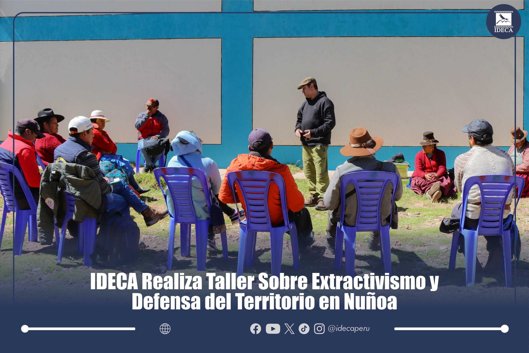 IDECA realiza taller sobre extractivismo y defensa del territorio en Nuñoa