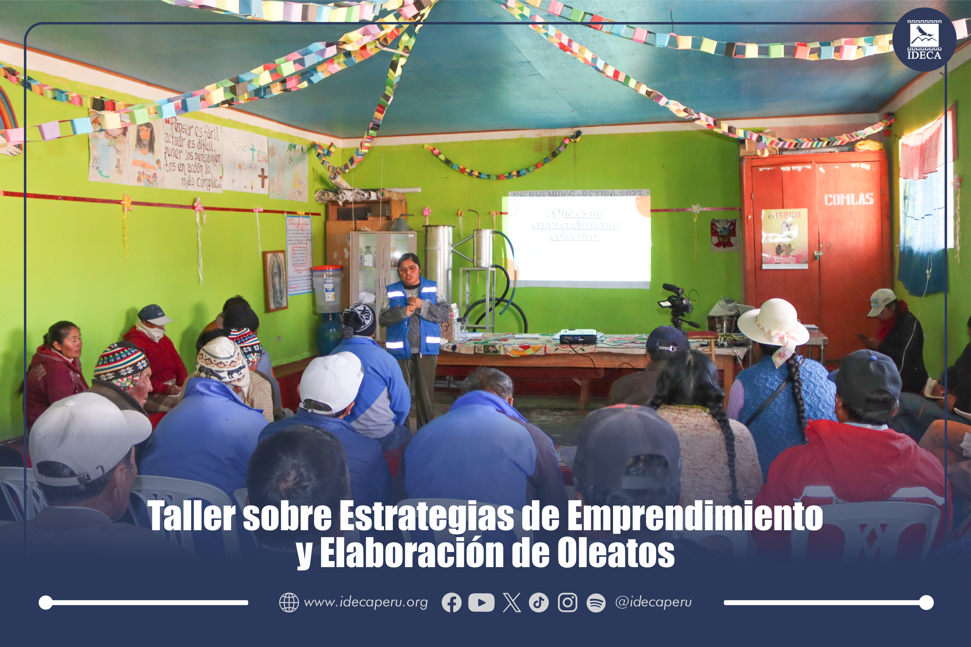 Taller Sobre Estrategias de Emprendimiento y Elaboración de Oleatos