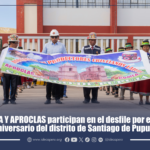 IDECA Y APROCLAS participan en el desfile por el 424 aniversario del distrito de Santiago de Pupuja