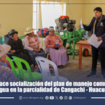 IDECA hace socialización del plan de manejo comunitario de agua en la parcialidad de Cangachi - Huacullani