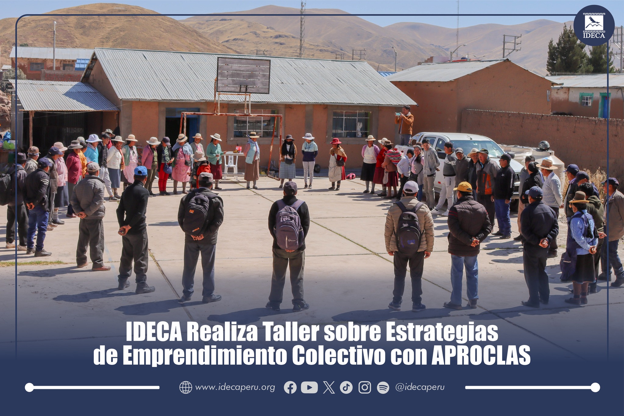 IDECA realiza taller sobre estrategias de emprendimiento colectivo con APROCLAS