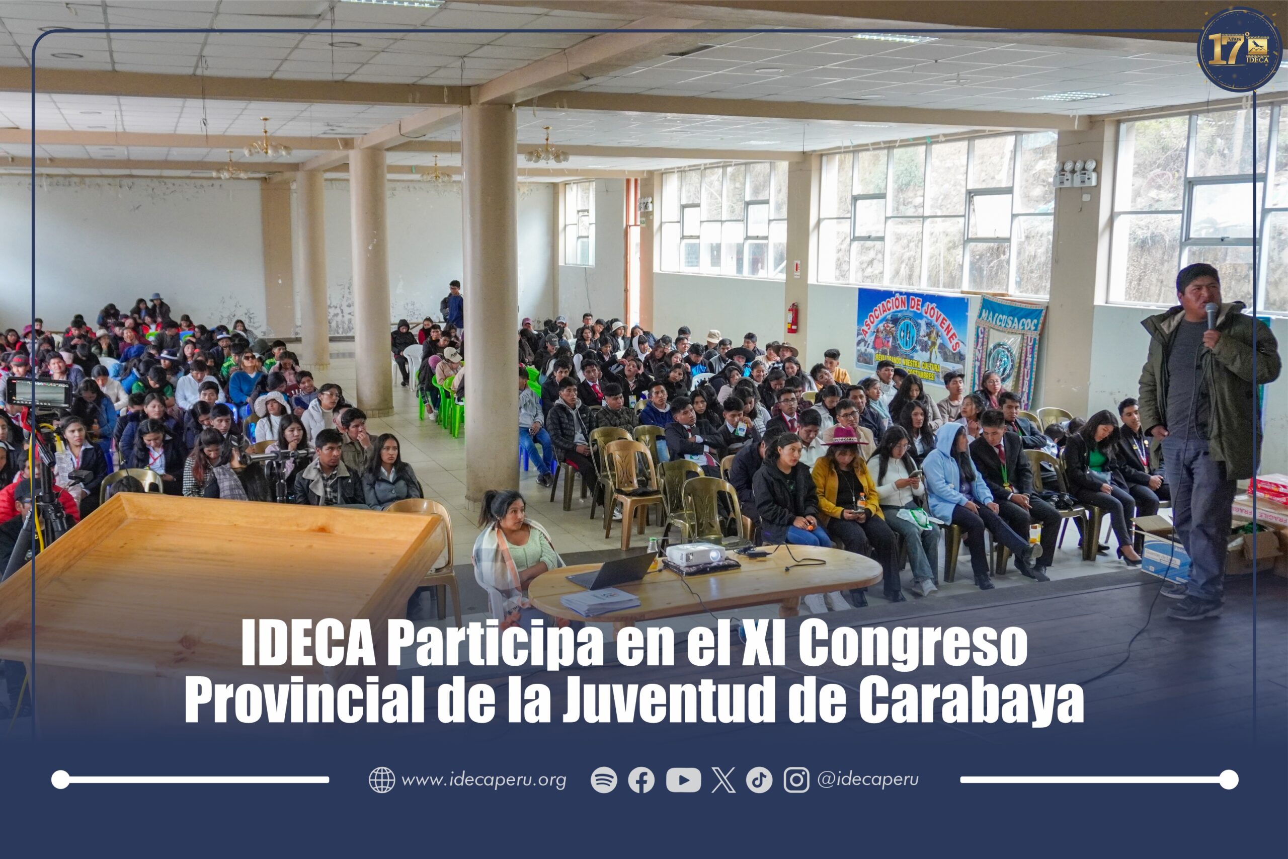 IDECA Participa en el XI Congreso Provincial de la Juventud de Carabaya