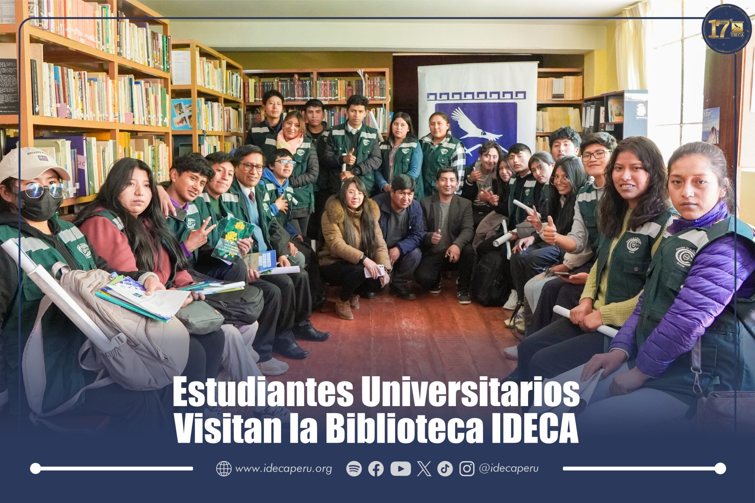 Estudiantes de Comunicación Visitan la Biblioteca IDECA