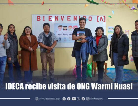 IDECA recibe visita de ONG Warmi Huasi