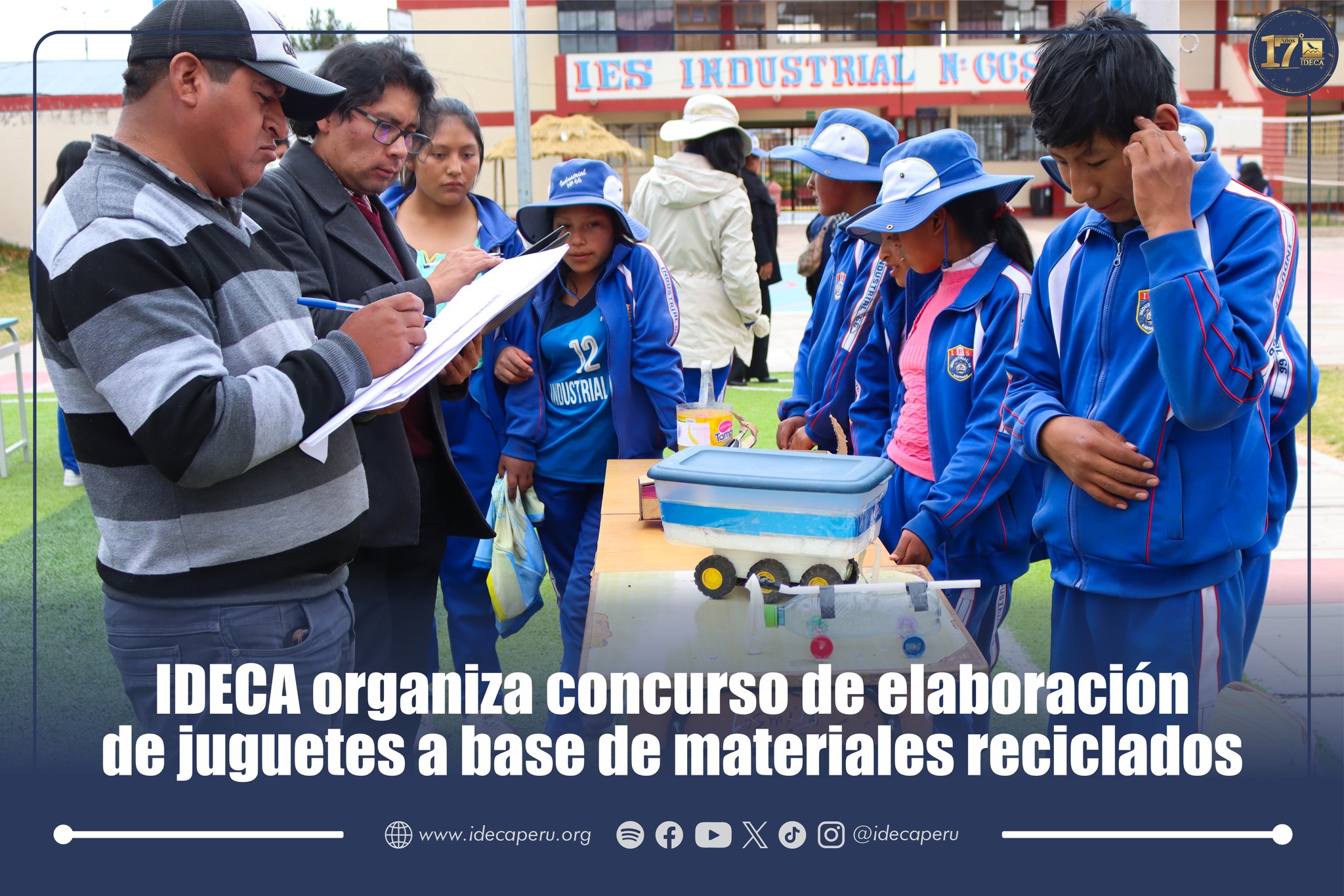 IDECA Organiza Concurso de Elaboración de Juguetes a Base de Materiales Reciclados