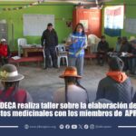 IDECA realiza taller sobre la elaboración de productos medicinales con los miembros de APROCLAS