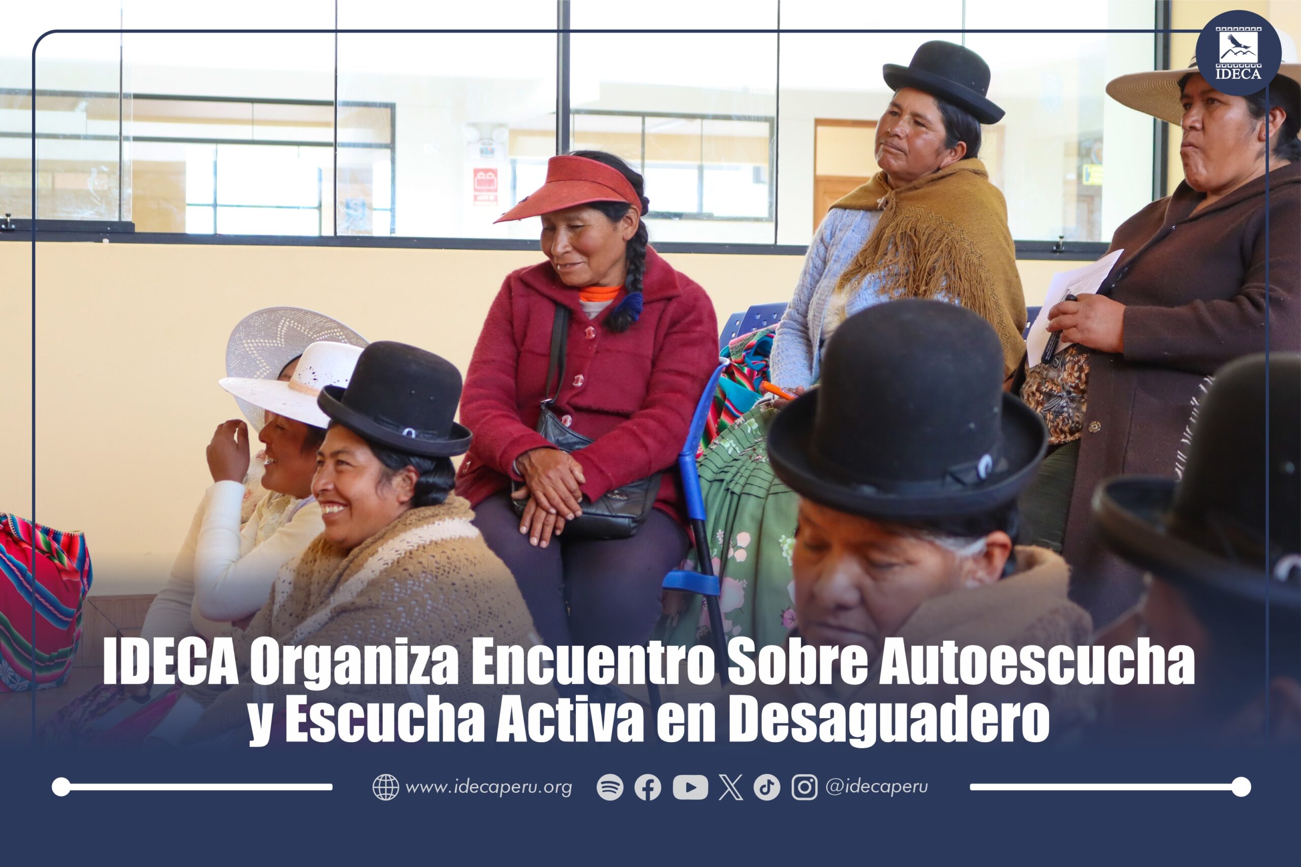 IDECA Organiza Encuentro con Mujeres Sobre Autoescucha y Escucha Activa