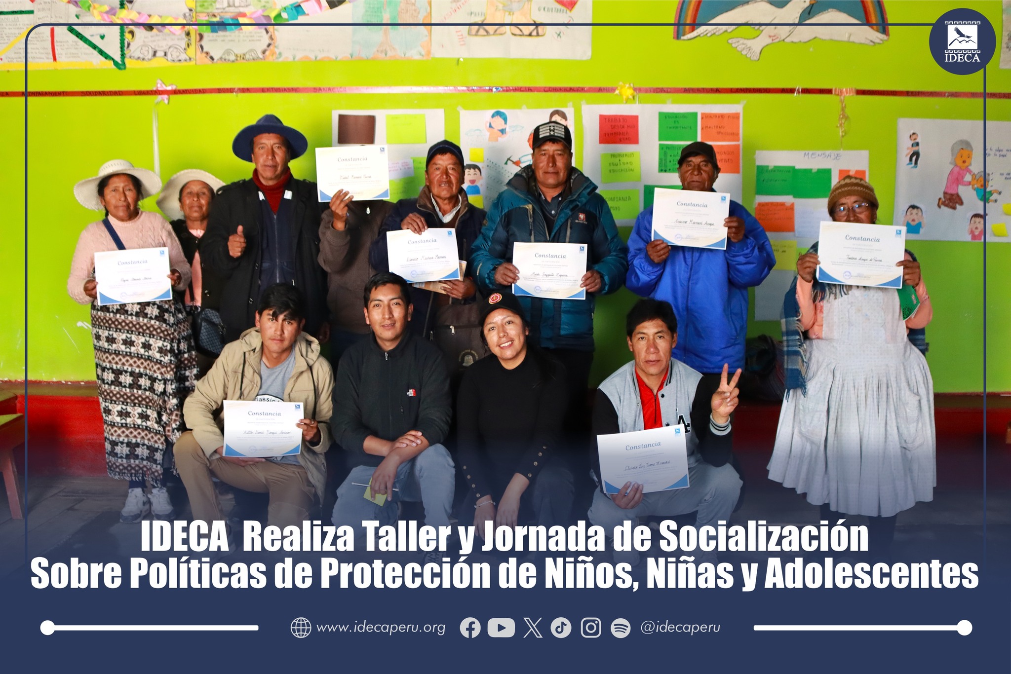 IDECA Realiza taller y jornada de socialización sobre Poíticas de Protección de Niños, Niñas y Adolescentes
