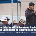 IDECA participa en el XXVI Encuentro Provincial de Rondas Campesinas de la provincia de Melgar