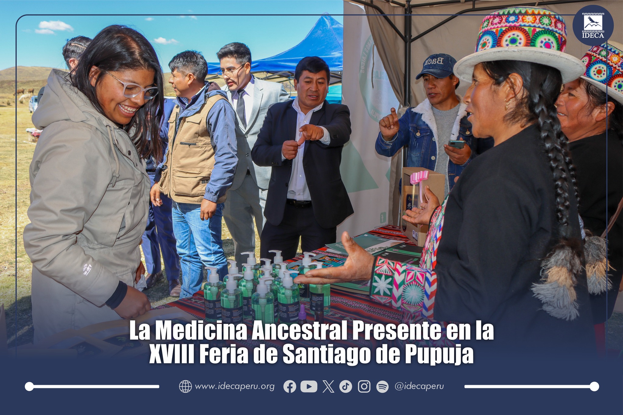 La Medicina Ancestral Presente en la XVIII Feria de Santiago de Pupuja