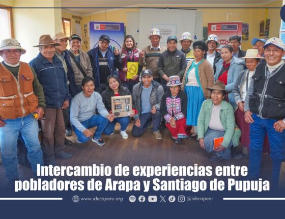 Intercambio de experiencias entre pobladores de Arapa y Santiago de Pupuja