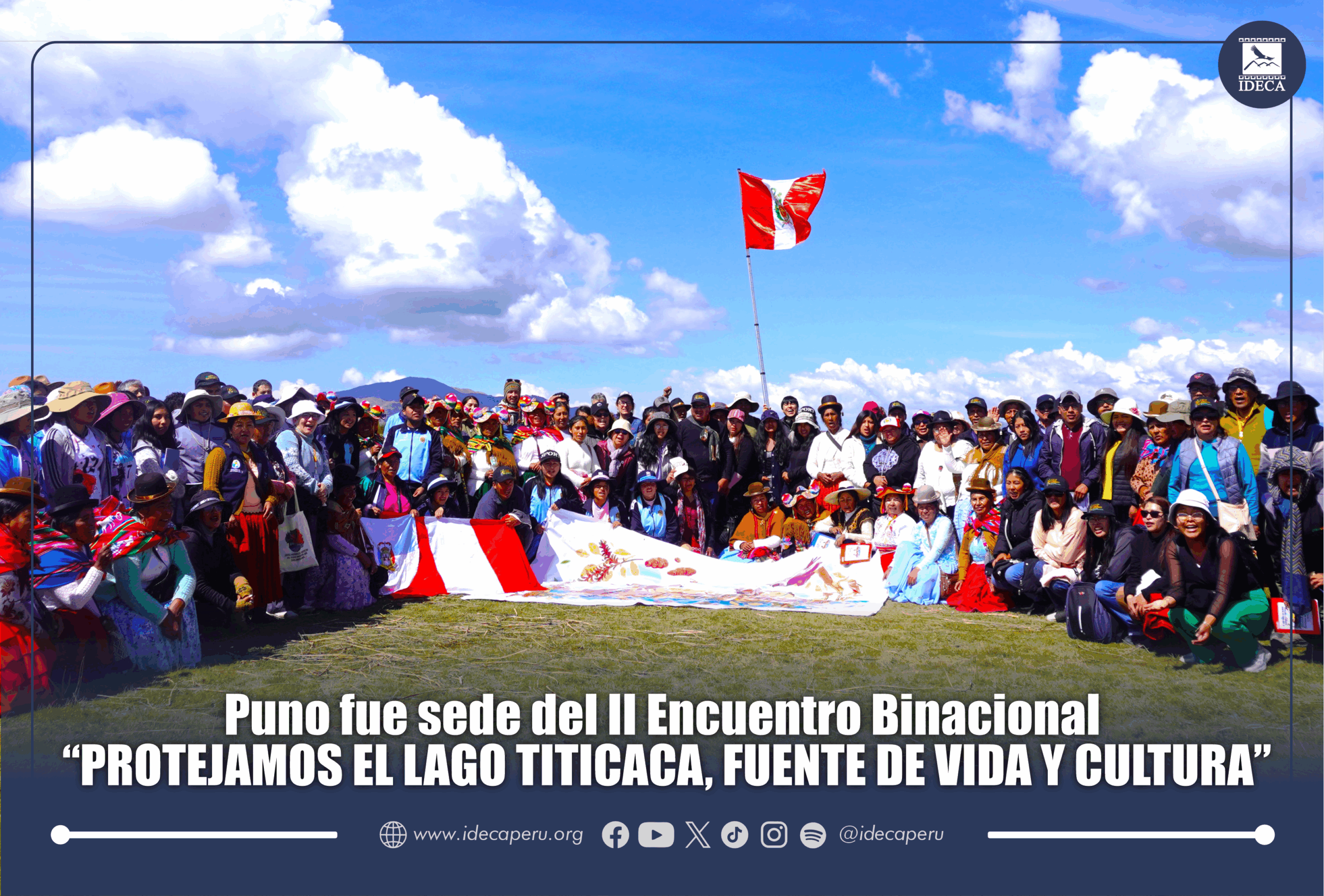 Puno fue sede del II Encuentro Binacional “PROTEJAMOS EL LAGO TITICACA, FUENTE DE VIDA Y CULTURA”