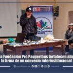 IDECA y la Fundación Pro Pauperibus fortalecen alianza con la firma de un convenio interinstitucional.