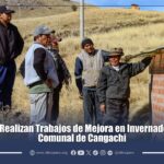 Se realizan trabajos de mejora en invernadero comunal de Cangachi