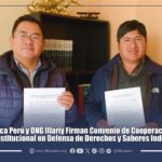 IDECA Perú e Instituto Illariy firman convenio de cooperación interinstitucional en defensa de derechos y saberes indígenas