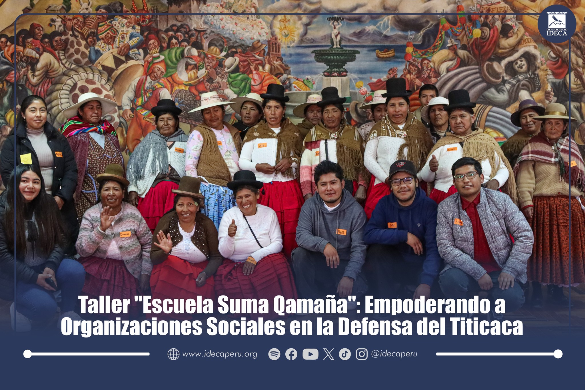 Taller "Escuela Suma Qamaña": Empoderando a Organizaciones Sociales en la Defensa del Titicaca