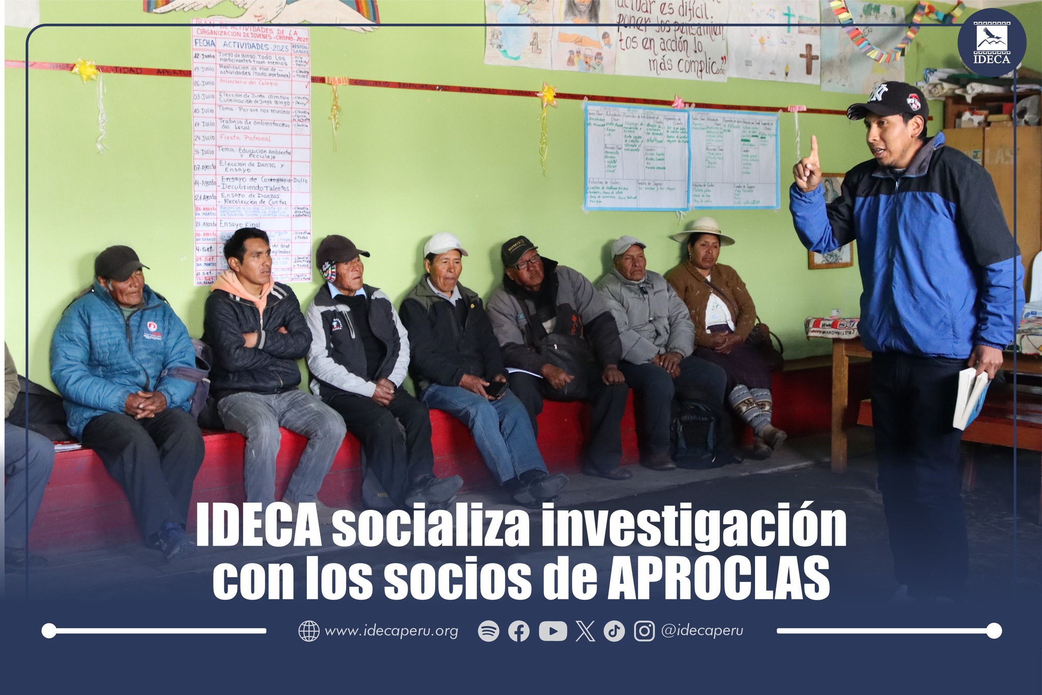 IDECA socializa investigación con los socios de APROCLAS