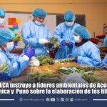 IDECA Instruye a Líderes Ambientales de Acora, Capachica y Puno Sobre elaboración de Tés Filtrantes