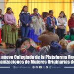 Asamblea elige nuevo Colegiado de la Plataforma Regional de Organizaciones de Mujeres Originarias de Puno