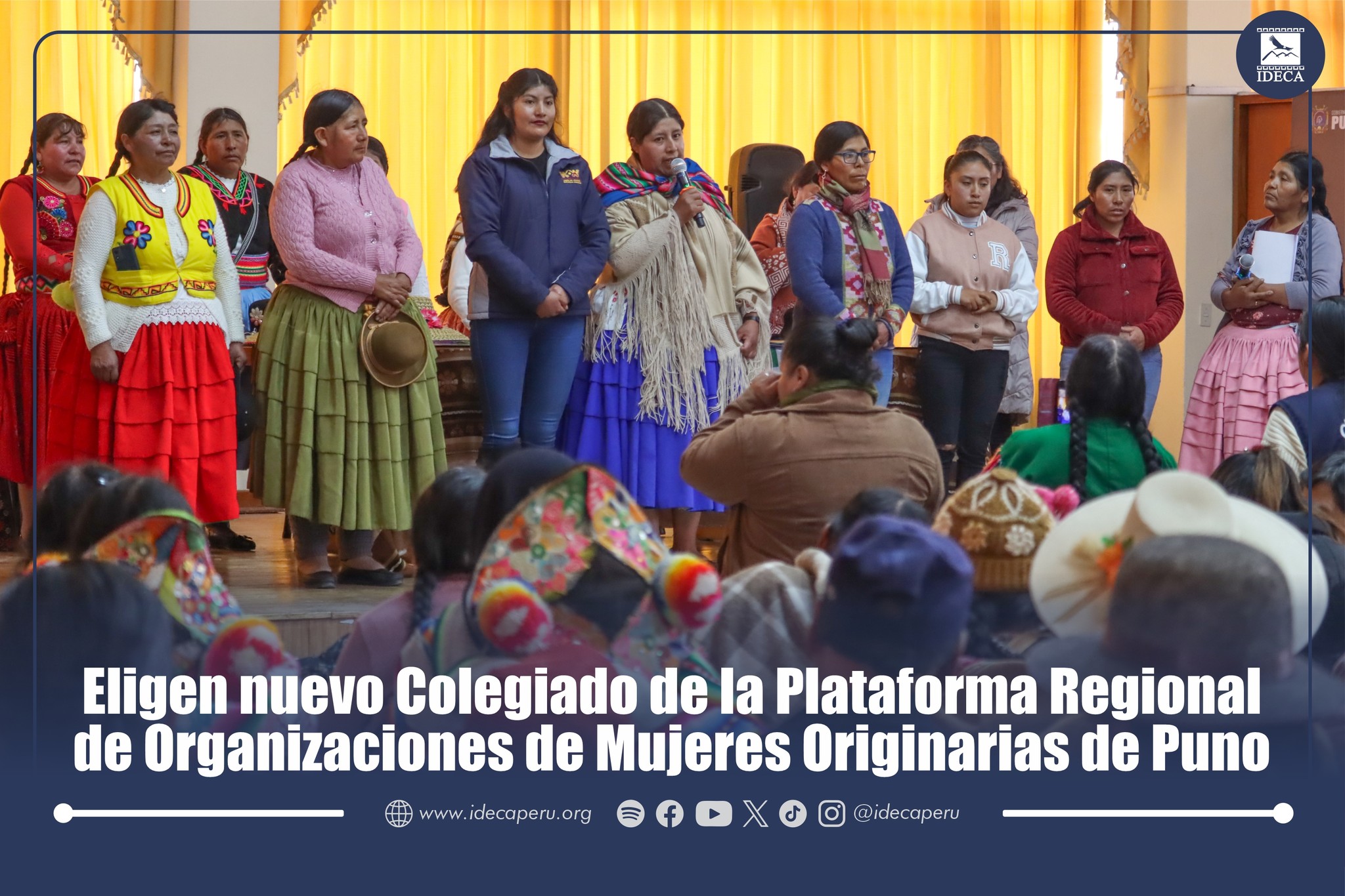 Asamblea elige nuevo Colegiado de la Plataforma Regional de Organizaciones de Mujeres Originarias de Puno