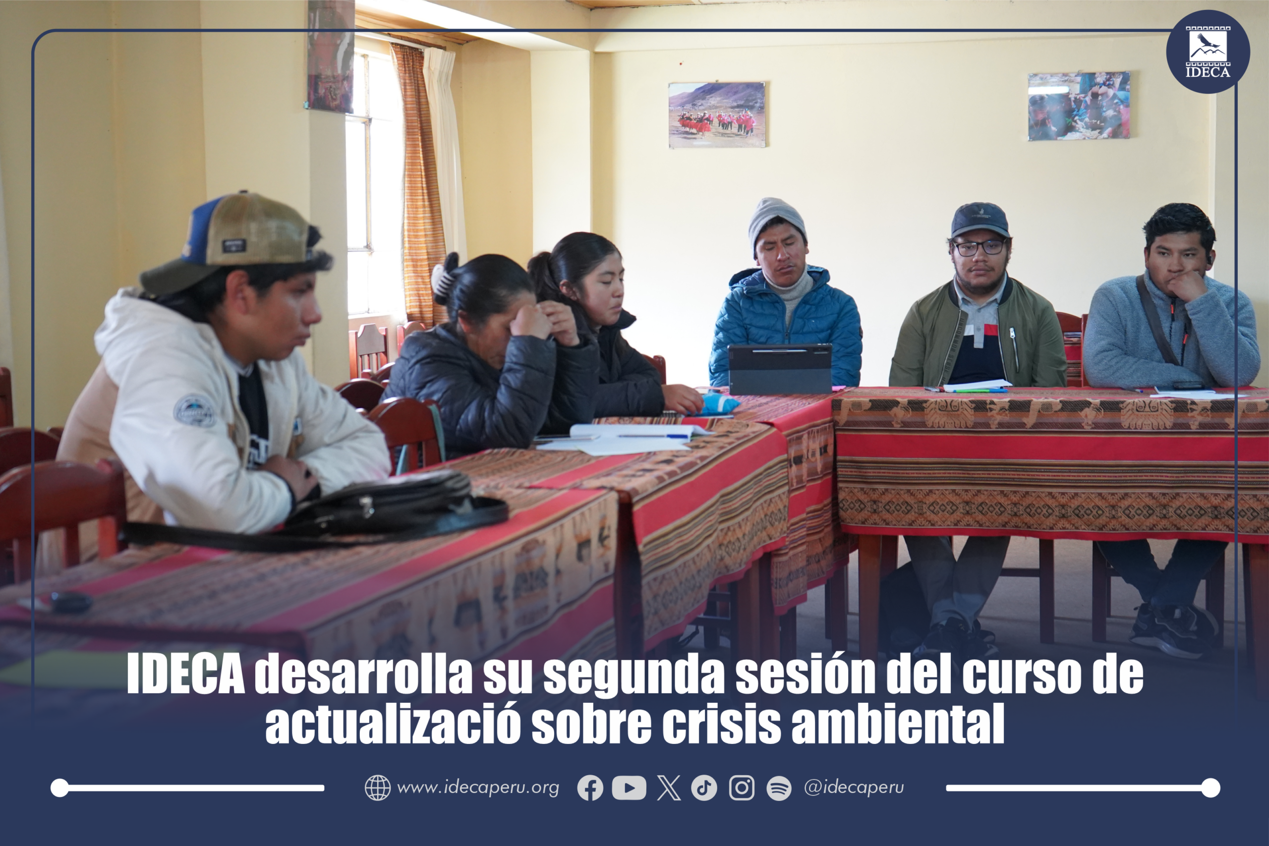 IDECA Desarrolla su segunda sesión del curso de actualización sobre crisis ambiental