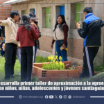 IDECA Desarrolla primer taller de aproximación a la agroecología con niños, niñas, adolescentes y jóvenes santiaguinos