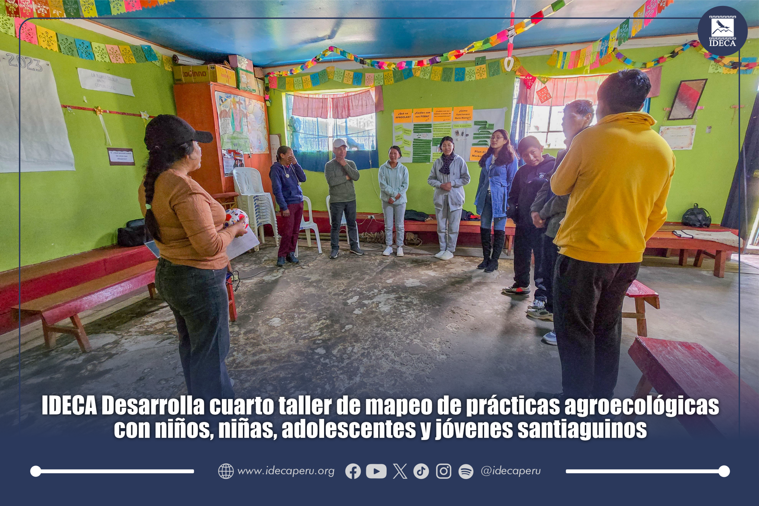 IDECA Desarrolla cuarto taller de mapeo de prácticas agroecológicas con niños, niñas, adolescentes y jóvenes santiaguinos