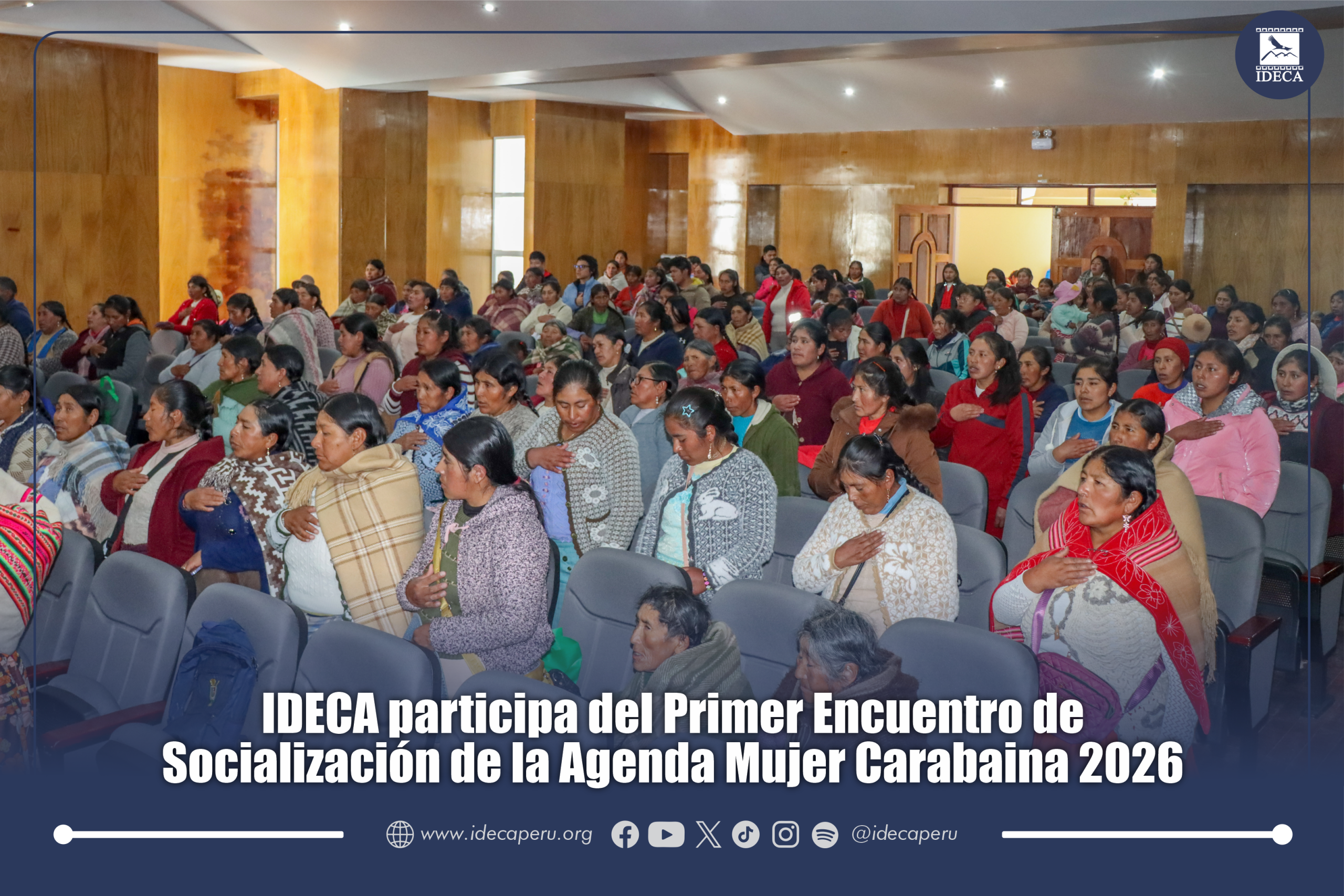 IDECA participa del Primer Encuentro de Socialización de la Agenda Mujer Carabaina 2026