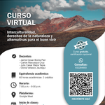 Curso Virtual: Interculturalidad, derechos de la naturaleza y alternativas para el buen vivir